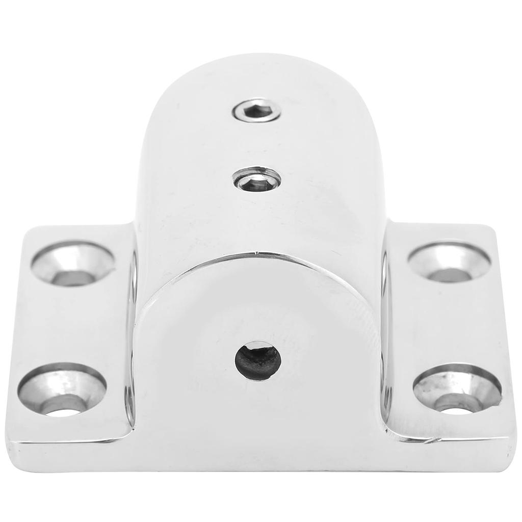 Stainless Steel Boat Tube Base, Marine Pipe Stake Base Marine Pipe Rectangular Base Pipe