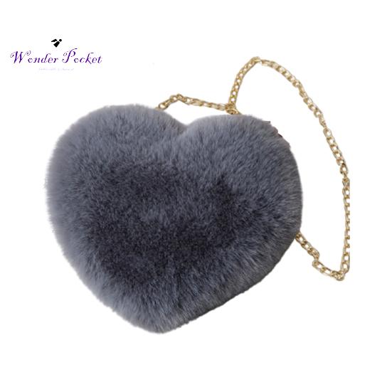 Užitečná dámská kabelka Pohodlná plyšová multifunkční