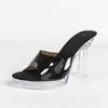 Women 11CM Chunky Heel Slide Slippers Platform High Heel Sexy Outdoor Runway Stage Fashion Footwear LFD-198711-A79