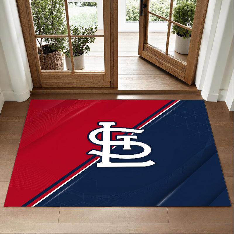 St. Louis Cardinals Design Kristall Samt Teppich Weiche Dekorative Matte für Schlafzimmer Eingang