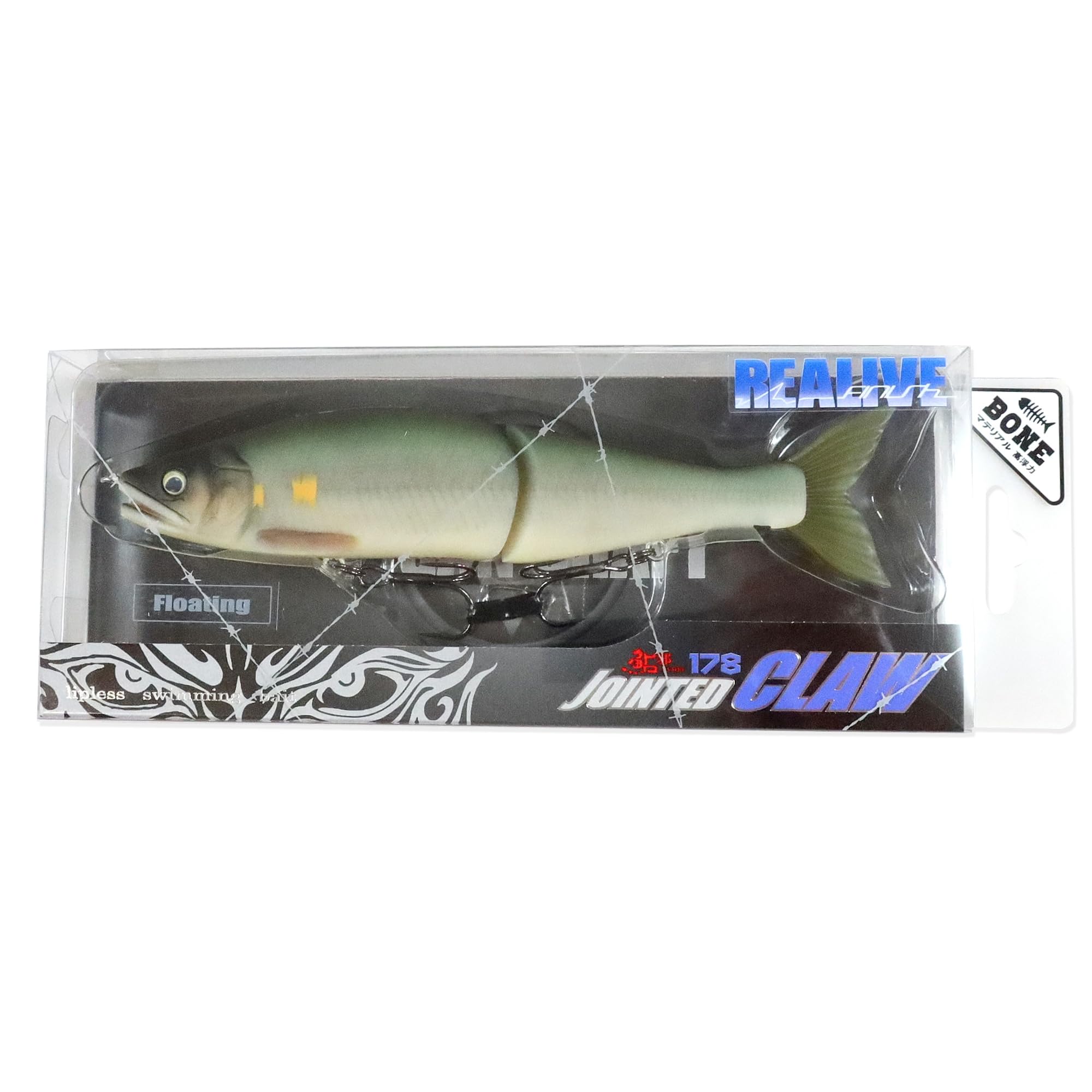 

GAN CRAFT Jointed Claw 178F Kiwami Jaayu Real Live Matte (#GMB-01 Bone)