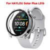 Smartwatch Frame Housing Tempered-Glass Film PC Hard Cover for Solar Plus LS16 Screen Bumper-Shell Protector-Shockproof