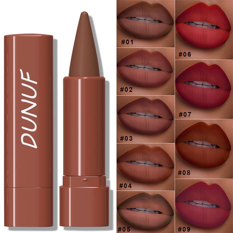 

Gradient Lipliner Matte Lip Liner Tapered Brown Velvet Lipstick Waterproof Non Sticky Contouring Tint Crayon Lip Pencil Makeup