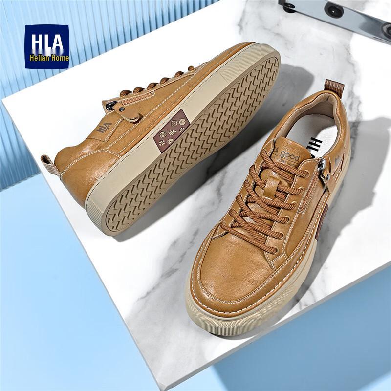 HLA Men s Fashion Casual Side-Zip Sneakers 40