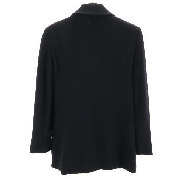 Emporio Armani Made In Italy Wool Blend Jacket 38 Black Women Used