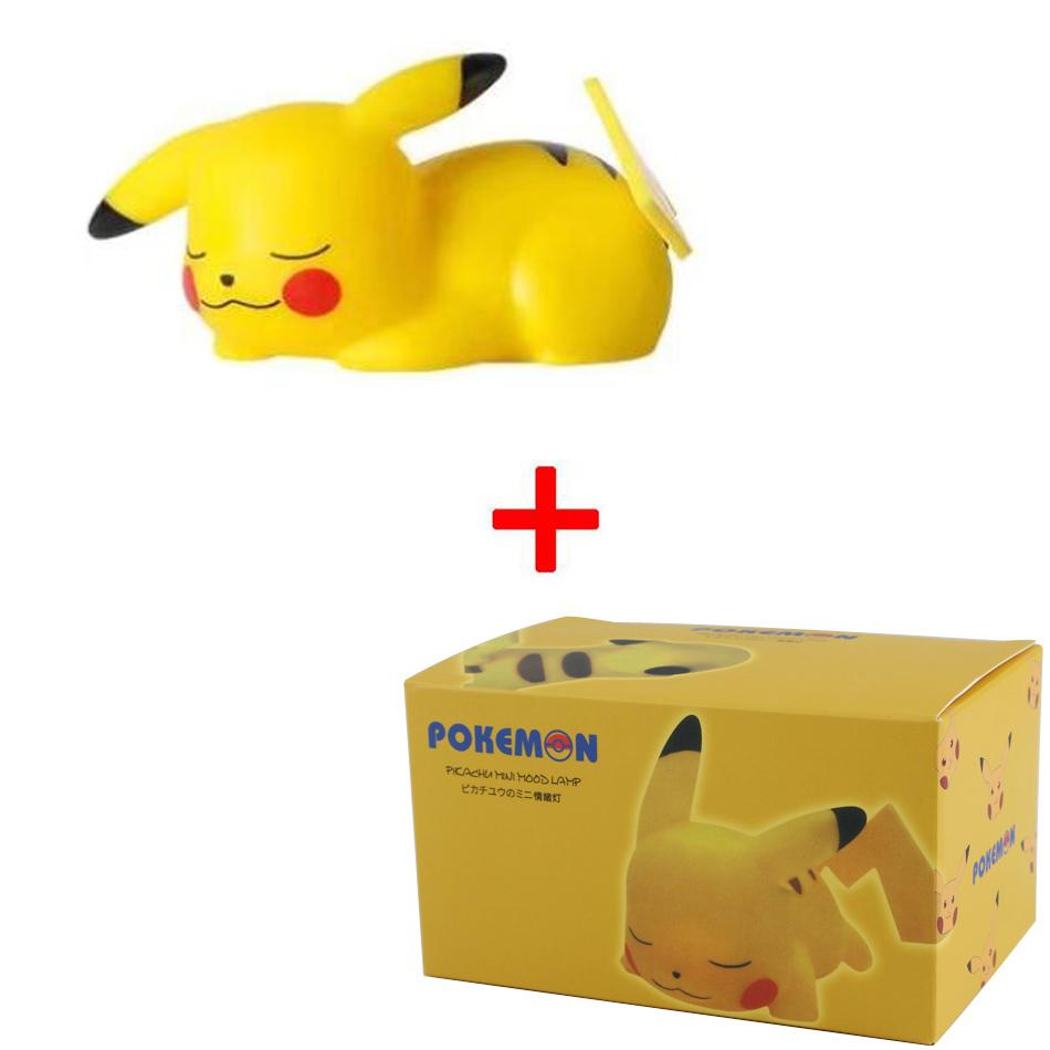 Pikachu Gengar Night Light Cute Anime Soft Light Bedroom Bedside LED Light Vinyl Desk Decoration Christmas Children's Toy High Quality Gift