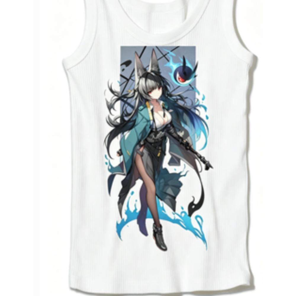 Zenless Zone Zero Ribbed Tank Streetwear Anime Lover New Model personality Clothes Year round clothing Unisex high quality soft hot product