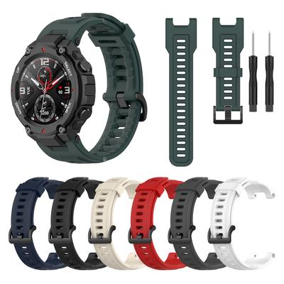 Silikonový řemínek pro chytré hodinky Amazfit T-REX Vyměnitelné příslušenství řemínek na hodinky pro Xiaomi Huami Amazfit T rex Náramek Correa