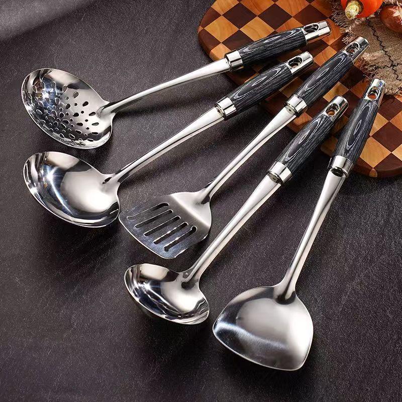 Ruhan Non-Stick Stainless Steel Soup Ladle Set
