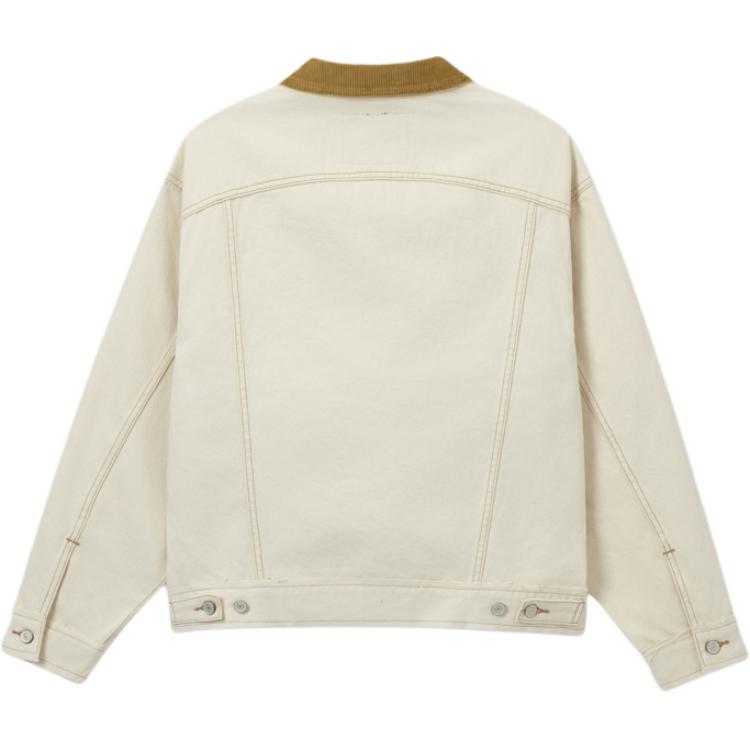 Levis Kordfløyel Komfortabel Løs Passform Denimjakke Herrejakker Off-White 0016V-0000