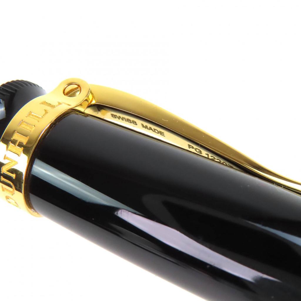 Excellent Dunhill Ballpoint pen Sentryman logo twist black mens Used