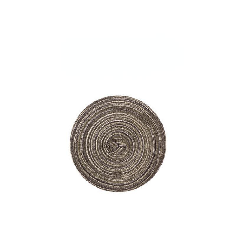 Round Table Mat Woven Ramie Placemats Anti Slip Dining Table Mats Non-Slip Tableware Bowl Pads Kitchen Drink Cup Coasters