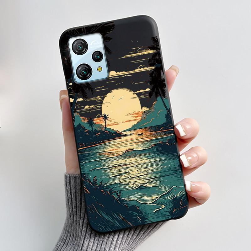 For Blackview A53 Case Blackview A53 Pro Back Cover Luxury Cute Love Rabbit Funny Black TPU Soft Silicone Protective Phone Case