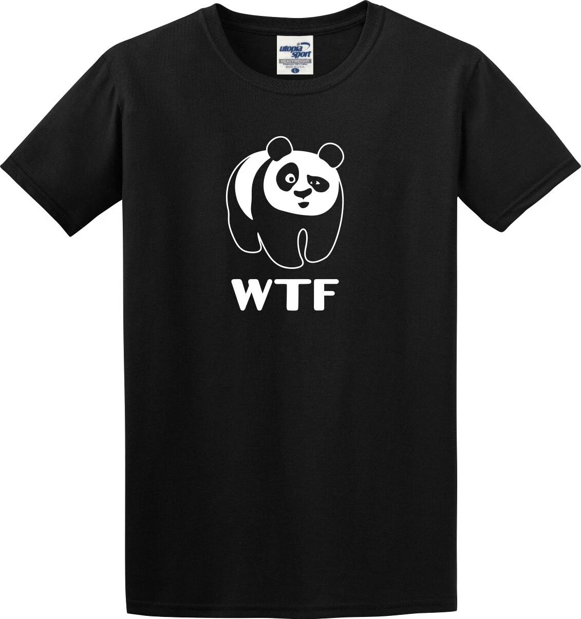WTF Panda Funny Unisex T shirt (S-5X) 2XL