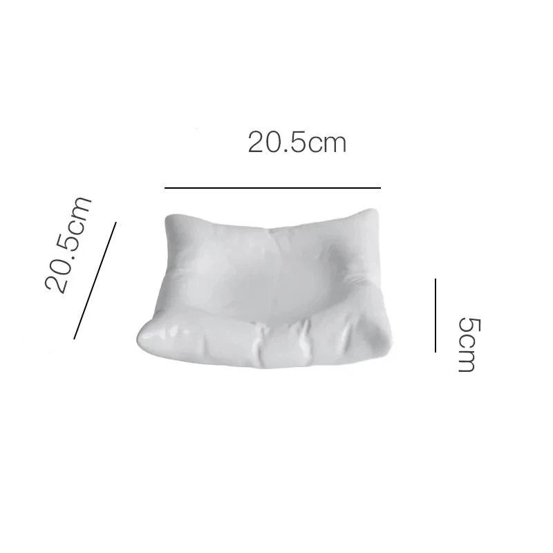 Creative Ceramic Salad Plate – Dessert, Snack, Sushi & Cold Dish Serving Plate