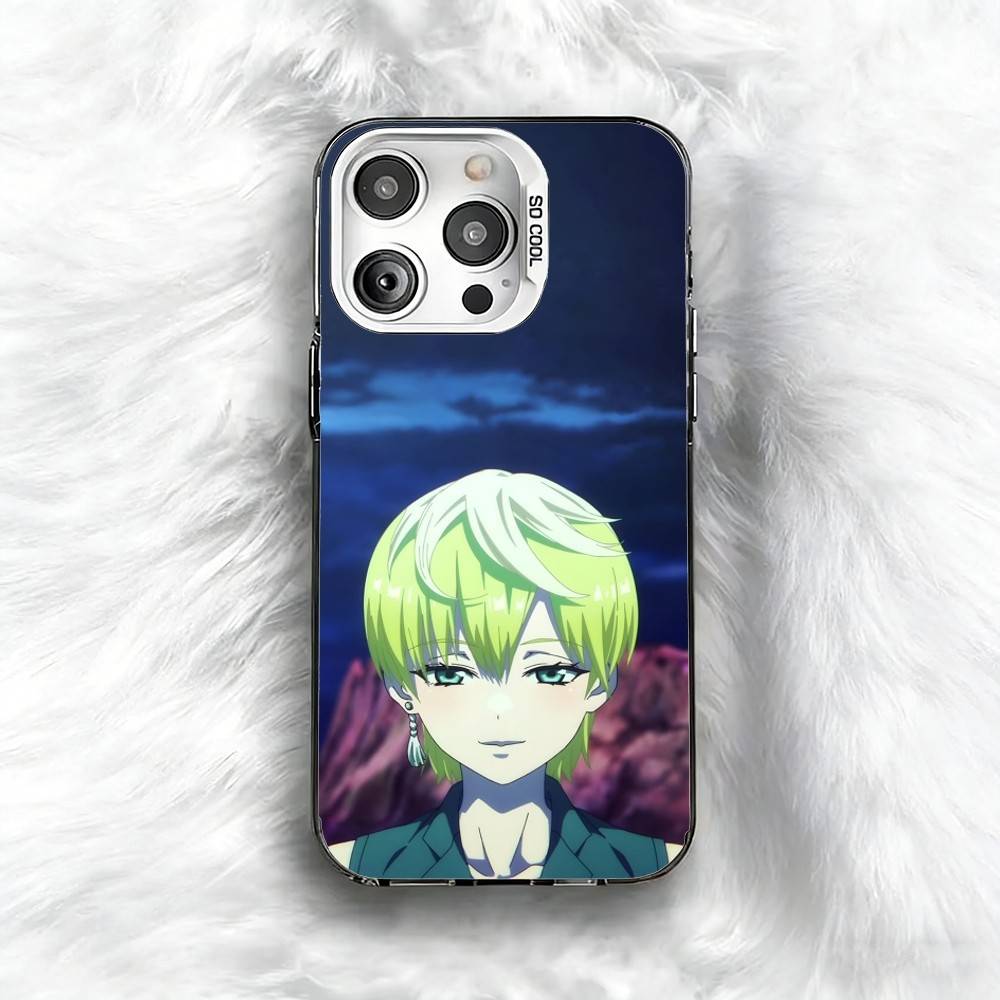 

C-Chained Soldier Tenka Izumo Phone Case For iPhone 16 17 15 14 12 13 Pro Max Black Color Shockproof Cover iPhone15promax