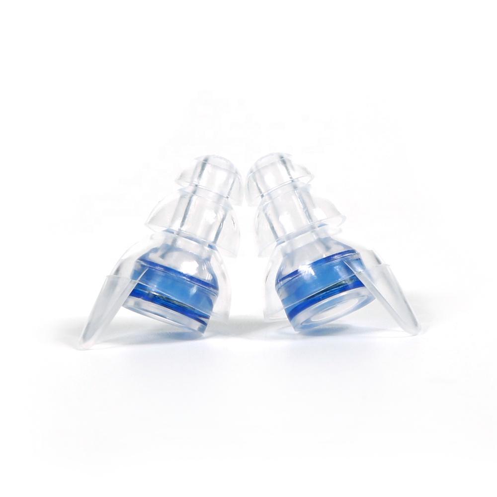 Reusable High Fidelity Silicone Earplugs 18dB SNR Noise Cancelling Concert Ear Plugs for Musicians DJs Travel Study Motorcycles