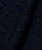 LEE Cable Collar Short Sleeve Knit Navy