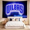 Edmonton Oilers (1) Custom Name Tapestry Wall Hanging Tapestry Wall Art Decor for Bedroom Living Room