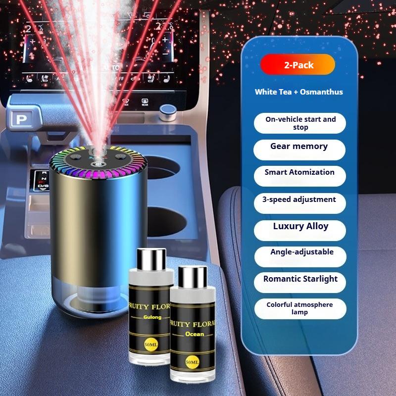 3-speed Adjustable Smart Aroma Diffuser Equipped with Starry Sky Ceiling and Romantic Atmosphere Lights Perfume Decorations