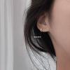 Korean Style Geometric Circle Earrings: Elegant, Versatile Ear Jewelry for Women and Students