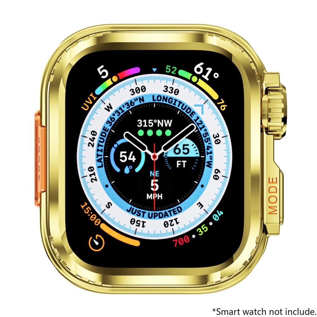 Metal Bumper Case For Apple Watch 45mm 44 Protector Frame Cover For iWatch Series 11 10 9 8 7 6 5 4 SE Change To Ultra 2 49mm