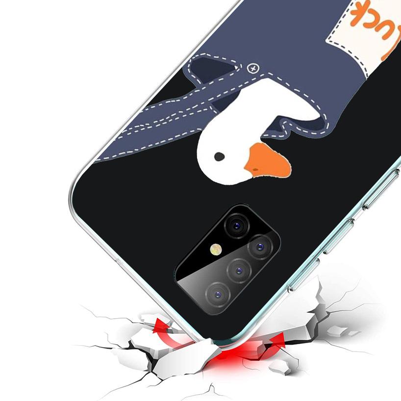 Cartoon Duck Goose Game Phone Case For Samsung Galaxy A17 A16 A15 A14 A13 A57 A56 A55 A54 A53 A37 A36 A35 A34 A33 A26 A25 A24 A2