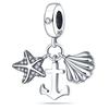 Copper Metal Wings Sister Cross Pendant Bead Component Charm Bead Components Compatible With Authentic Original Bracelet High Quality Fine Jewelry