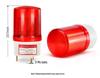 LTE-1101 Rotating Signal Warning Light, 220V, Silent Flashing Traffic Indicator