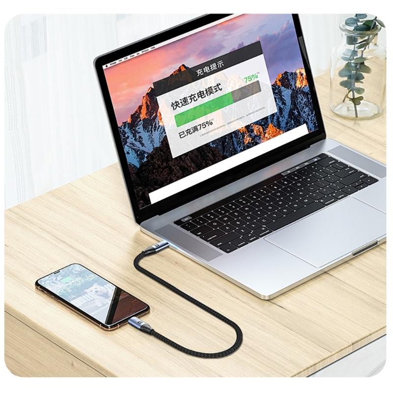 Fast Speed USB Type C Male To Male Charging Cable Cord 100W Fast Charging 4K Video Data Transfer for Tablets Phones