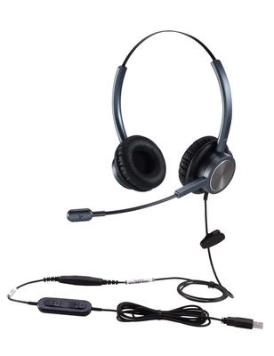 UC809D USB Binaural Headset with Noise-Cancelling Microphone