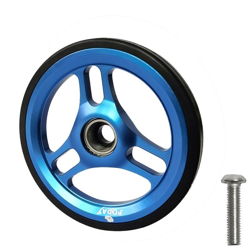 Xiaobu Yingbu Folding Bike Easy Wheels - Aluminum Alloy Triangle Star CNC Guide Wheels