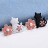 2 Pairs Jeans Button Pins Flower Cats Waist Buckles Detachable Trousers Waist Tightener Adjustable Trouser Button Pins