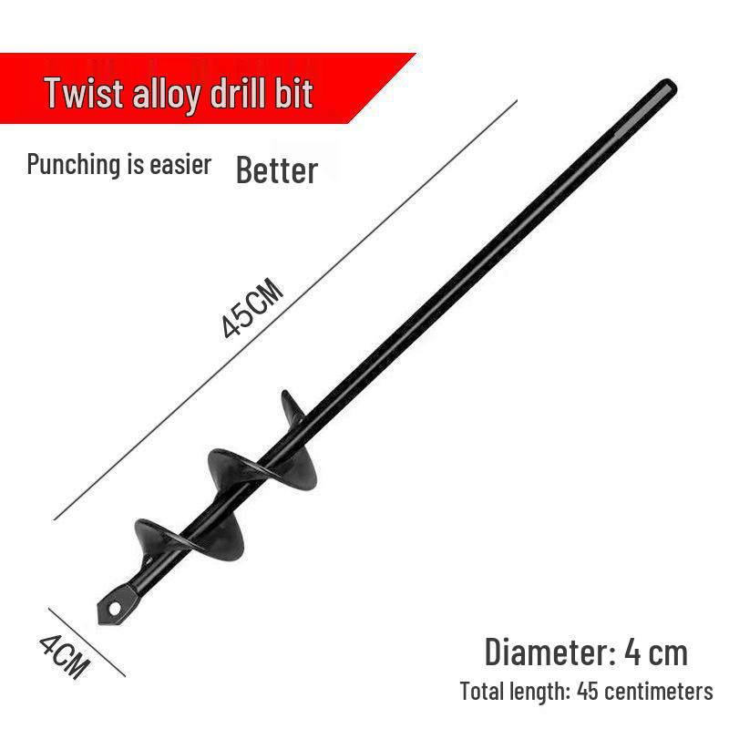 Elektrischer Bohrer für Bodenauflockerung, Pflanzen und Umpflanzen