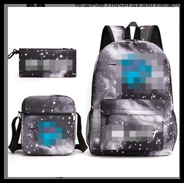 Backpack, Various Styles, Cartoon Heat Transfer, Digital Printing, Backpack, Large-Capacity Student Schoolbag