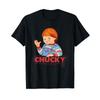 Chucky Friendly Wave Logo T-Shirt Official Child's Play Killer Doll Graphic Tee Horror Slasher Movie Merchandise