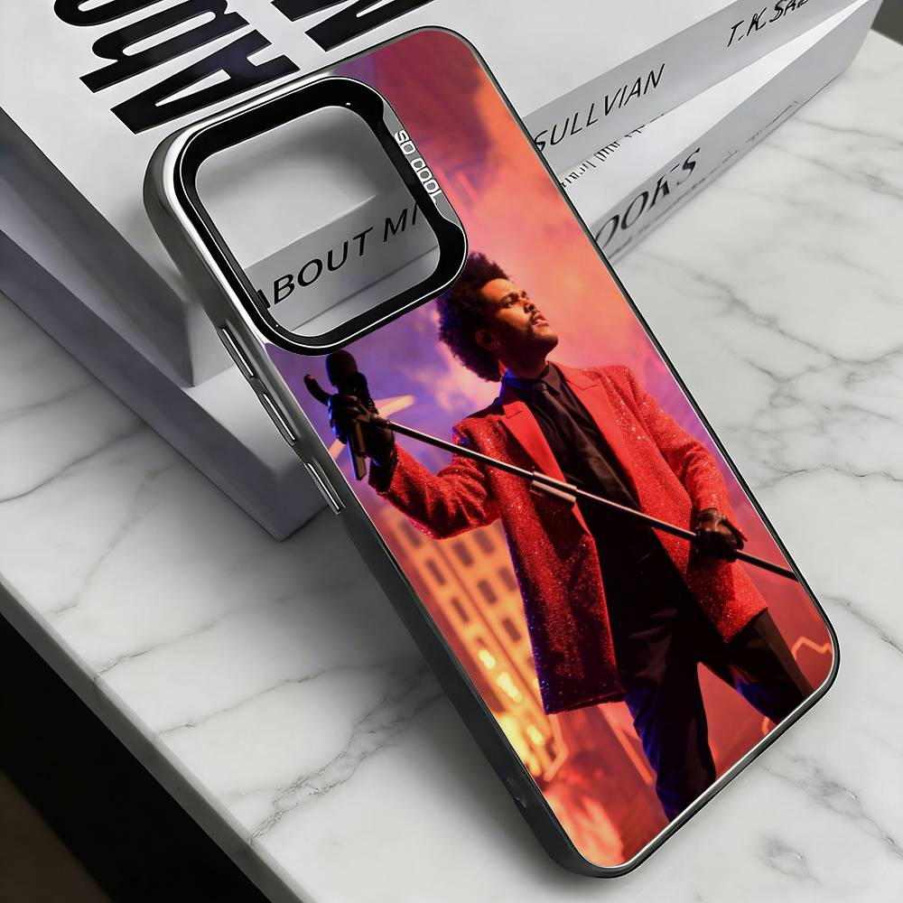 T-The Weeknd Phone Case For iPhone 17,16,15,14,13,12,11 Plus,Pro Max,XS,Colorful Silver Black Cover