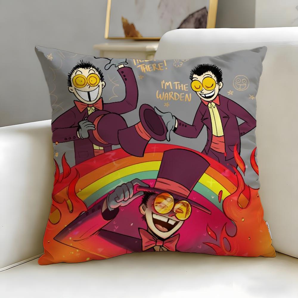 classic animated series Superjail Cushion Cover Soft  EasyWash Pillow Case  Versatile for Couch Bed Travel and Office