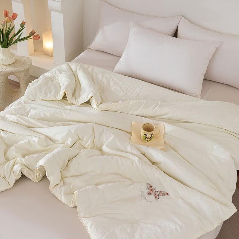 Shengfuni Butterfly Love 100% Mulberry Silk Spring/Autumn Quilt