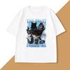 The Beast Inside Me 90s Vintage Funny Cat Meme T Shirt WOMEN Unisex Cats Lover TShirt Goofy Cats Cotton Short Sleeve WOMEN Tops