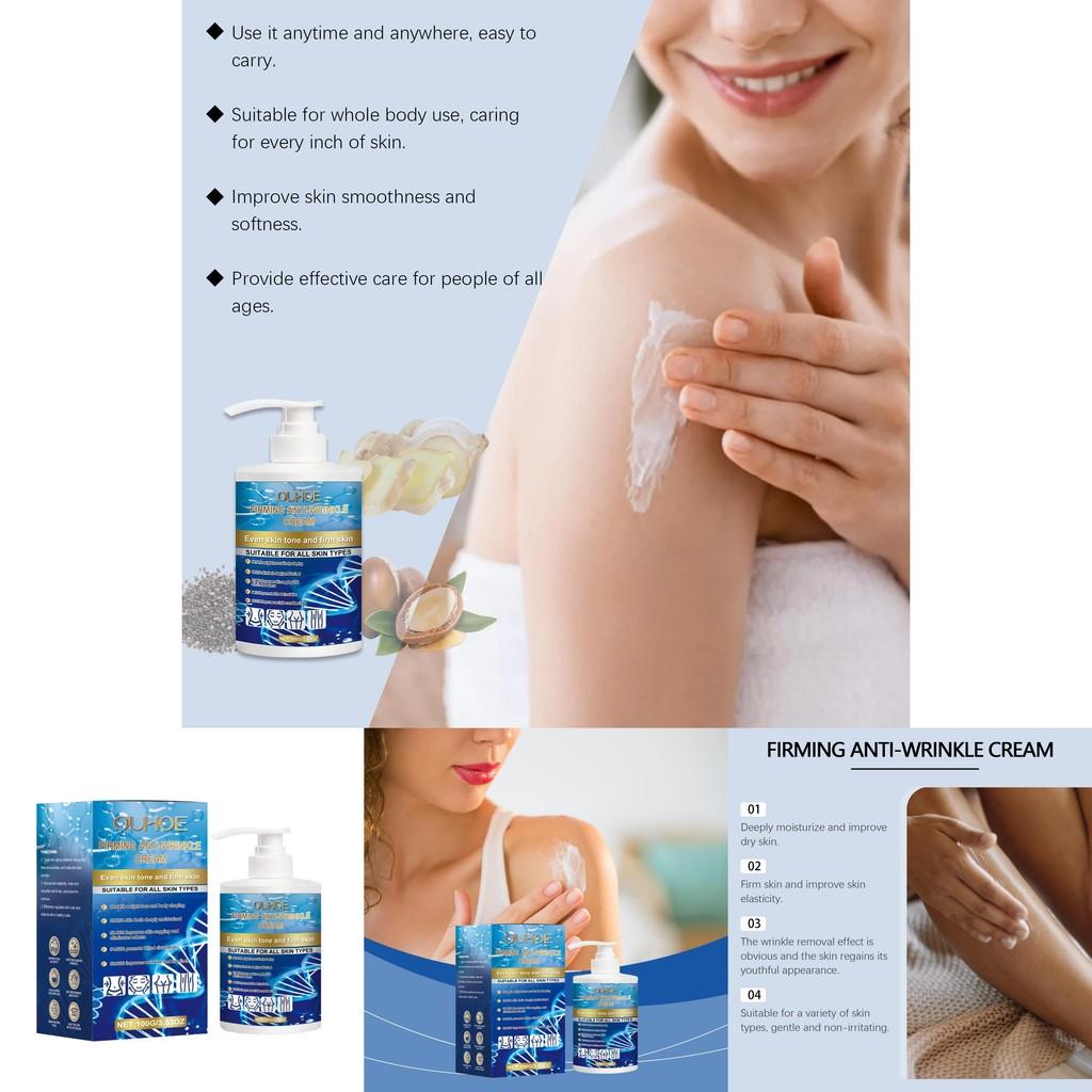 Ouhoe Nourishing Moisturizing Body Cream For Everyday Massage Soft Hydrating Non Greasy Skin Improvement 100g