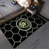 Football Themed Rug with Manchester City Logo Suitable for use as an anti-slip game mat for living room and bedroom sofas