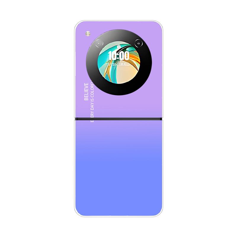 

Чехол для ZTE Libero Flip 5G Фантазийный градиентный корпус для телефона Для ZTE Nubia Flip NX724J Жесткий ПК Ударопрочная задняя крышка Nubia Flip2 Libero Flip