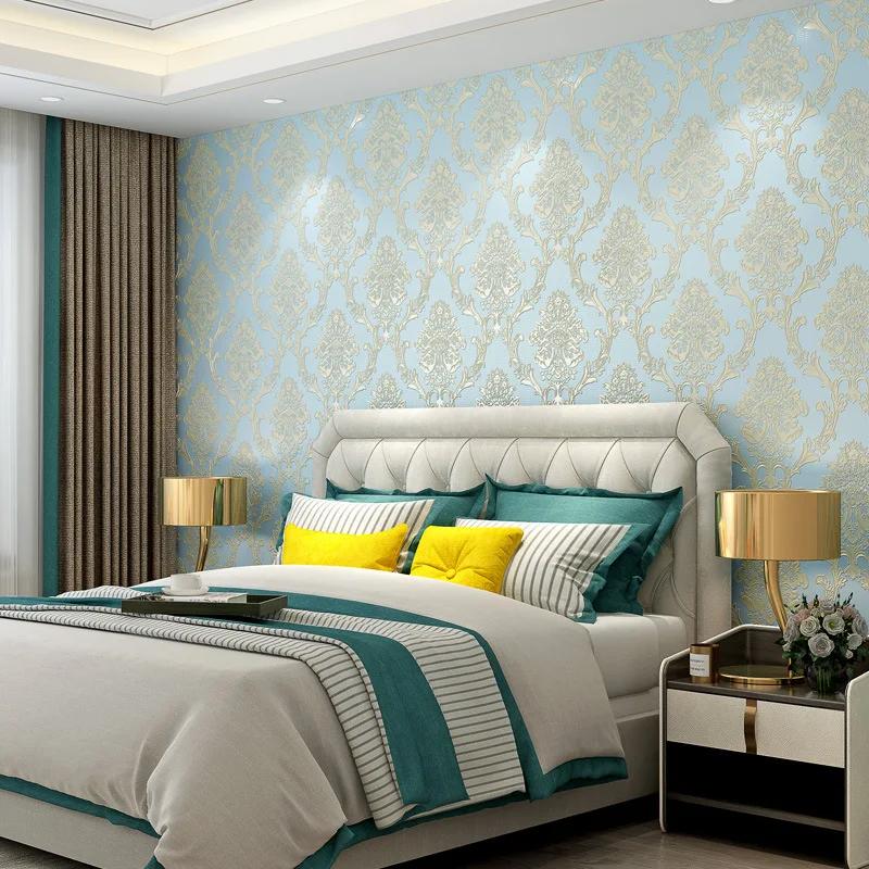 3D Wallpaper Exquisite Embossed Home Decor Bedroom Living Room Deco Modern Wallpaper Self Adhesive Contact Paper Papel Pared