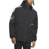 adidas Originals Embroidered Logo Reversible Long Sleeve Hooded Cotton Jacket Men Outerwear Black IU4785