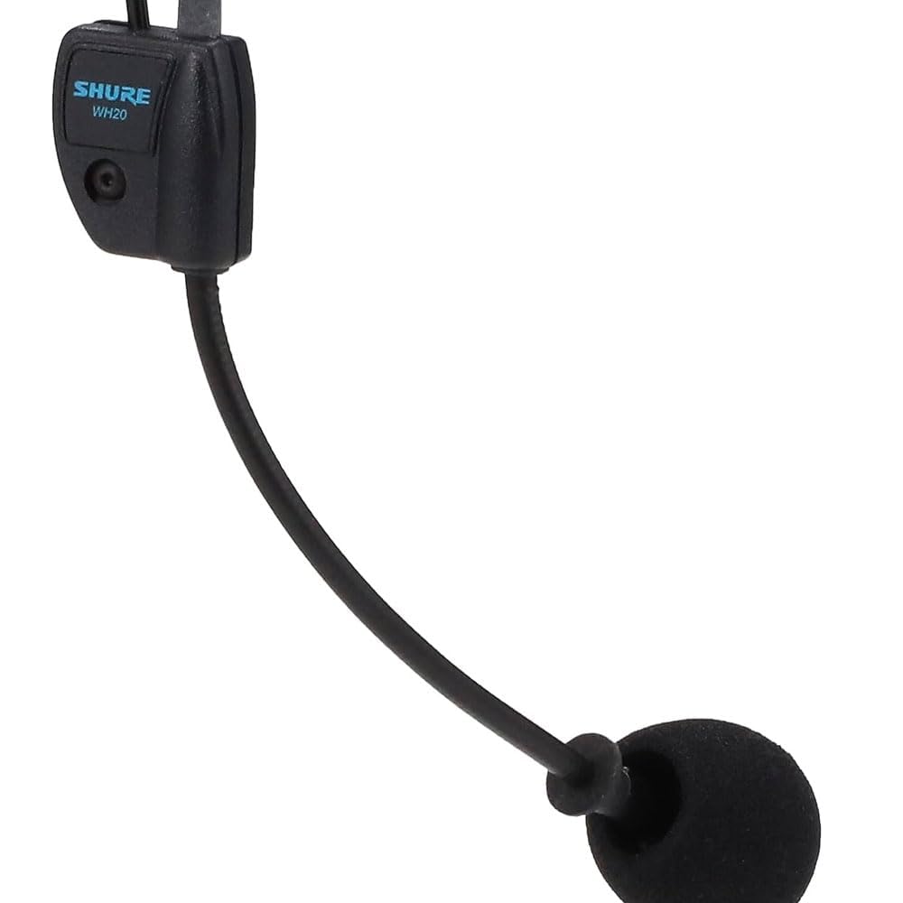 Shure WH20XLR Dynamic Headset Microphone XLR Cardioid Lightweight Adjustable Aerobics Live Performances