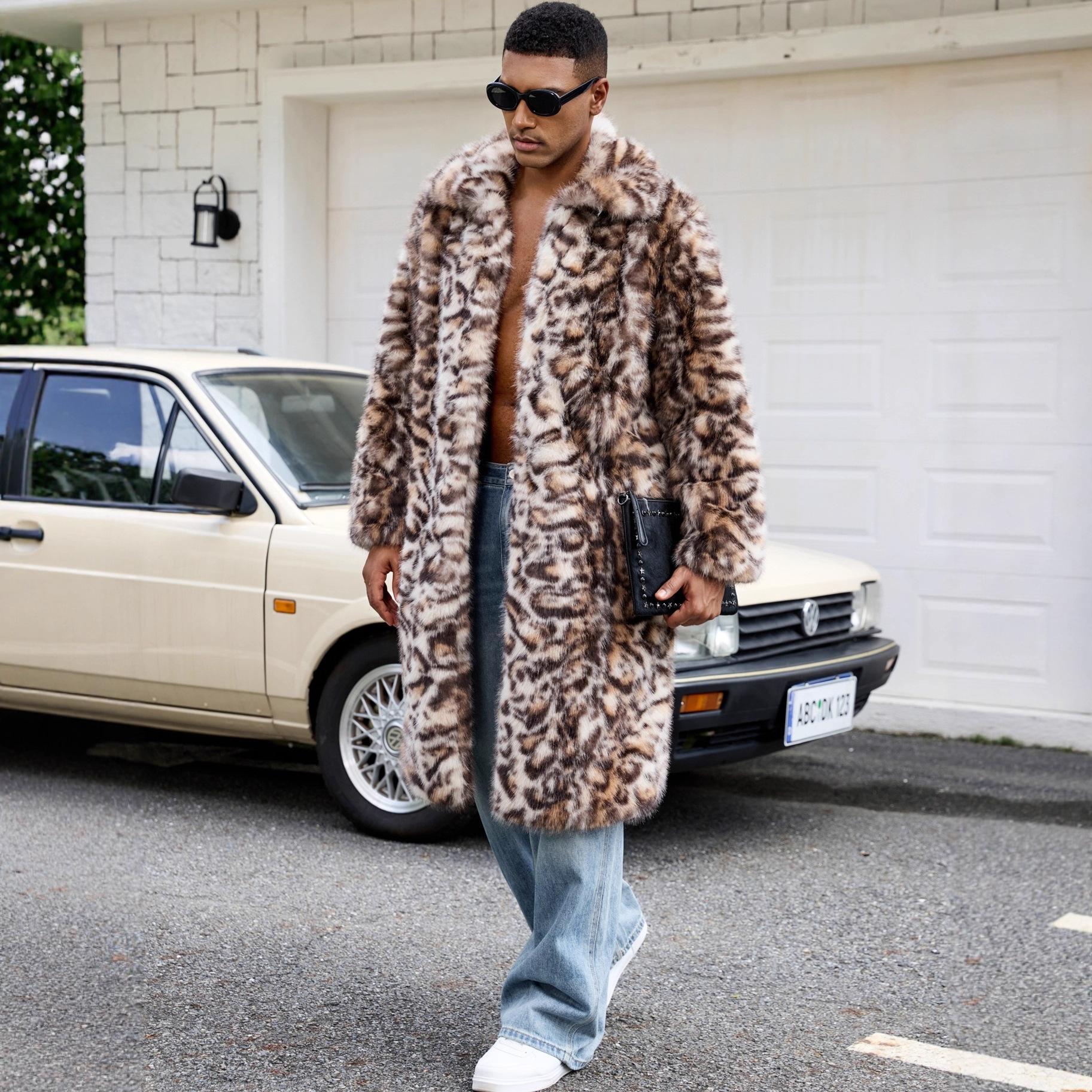 

Мужское пальто из искусственного меха Зимнее длинное пальто-жакет из искусственной норки Пушистое толстое тренч Пальто из искусственного меха для мужчин Ветрозащитная верхняя одежда с длинным рукавом Теплая парка Пальто XXXL