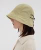 Bajal Varzar Label String Bucket Hat Beige