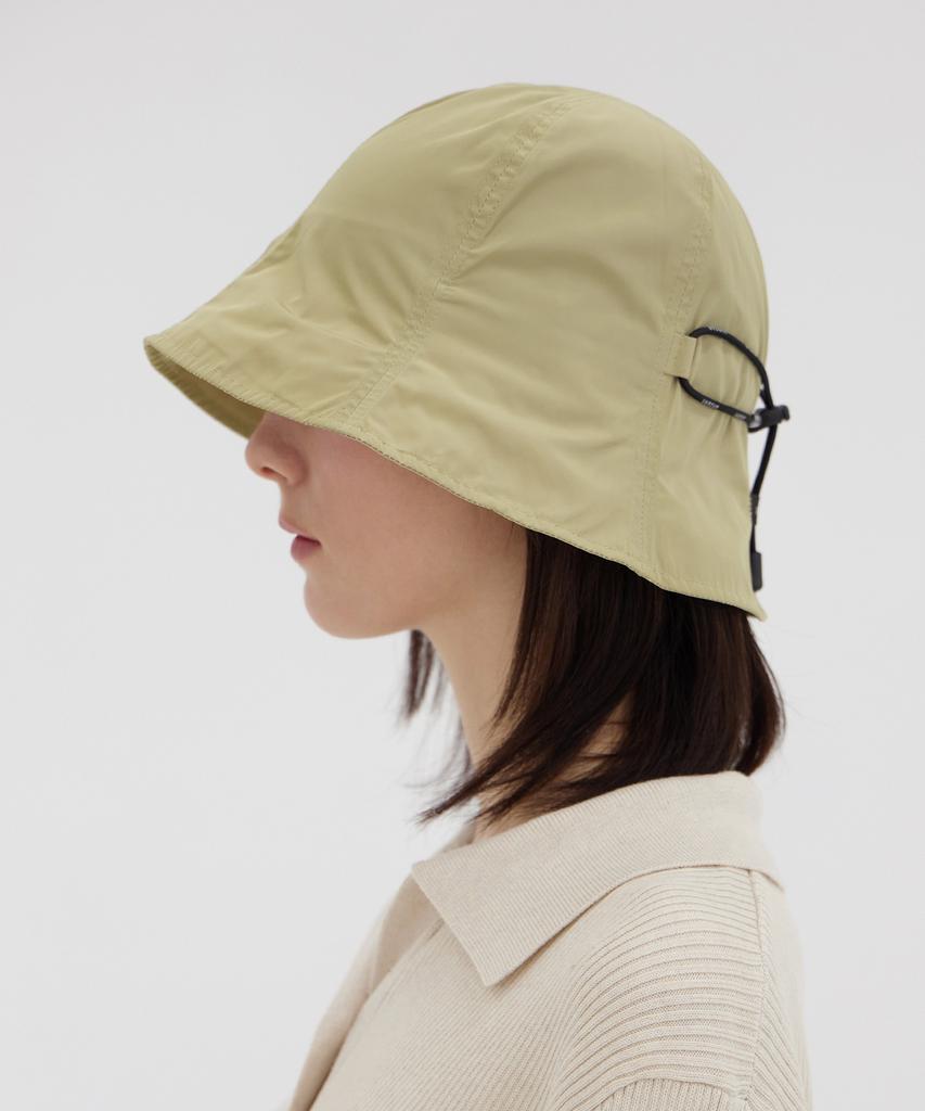 Bajal Varzar Label String Bucket Hat Beige