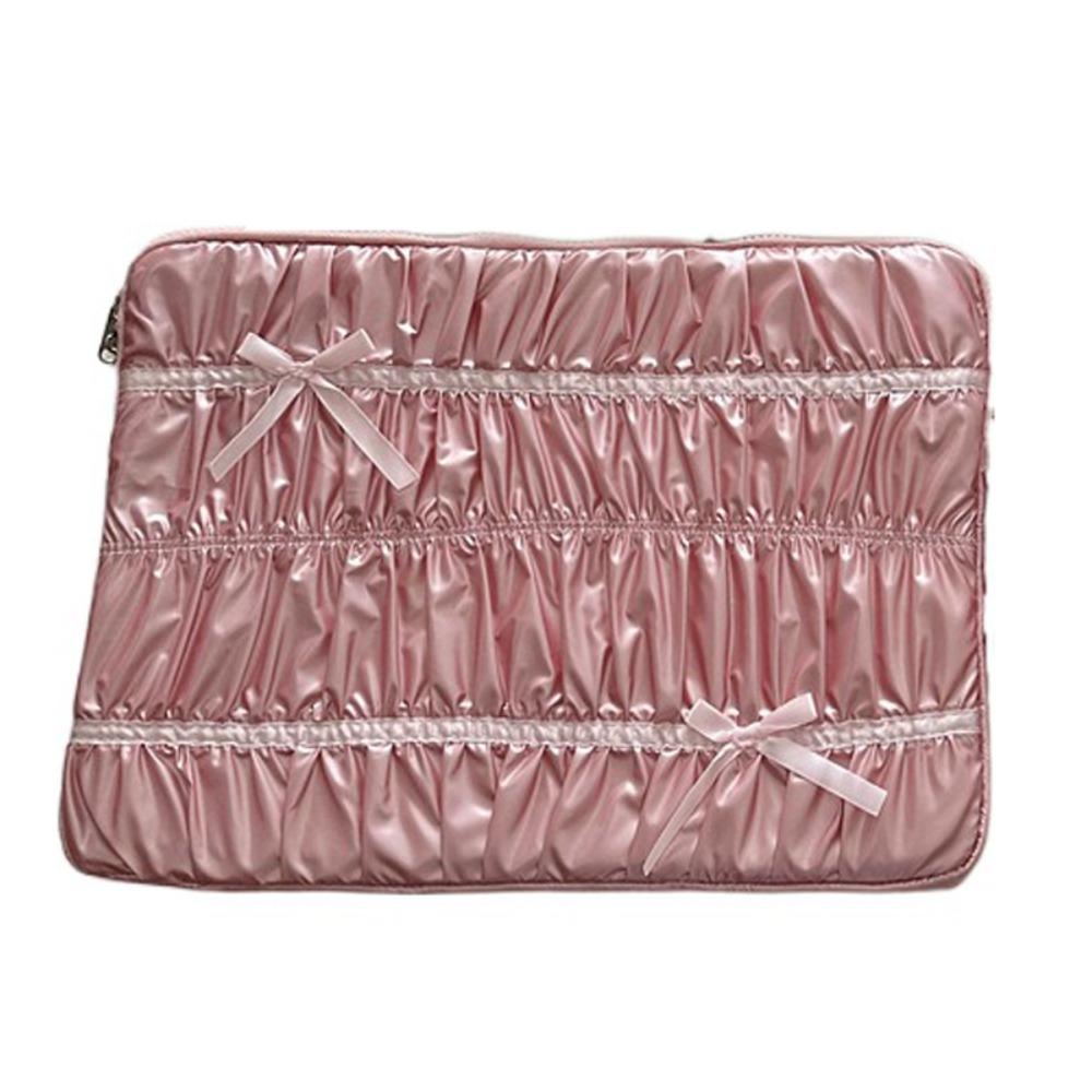 Waterproof Portable Laptop Bags Bow Notebook Sleeve Simple Laptop Case Women's Bag